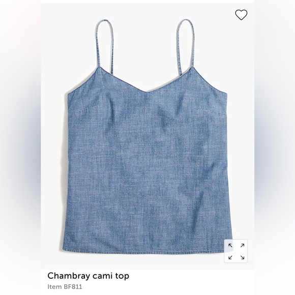 J. Crew Factory Chambray Camisole - Picture 2 of 3